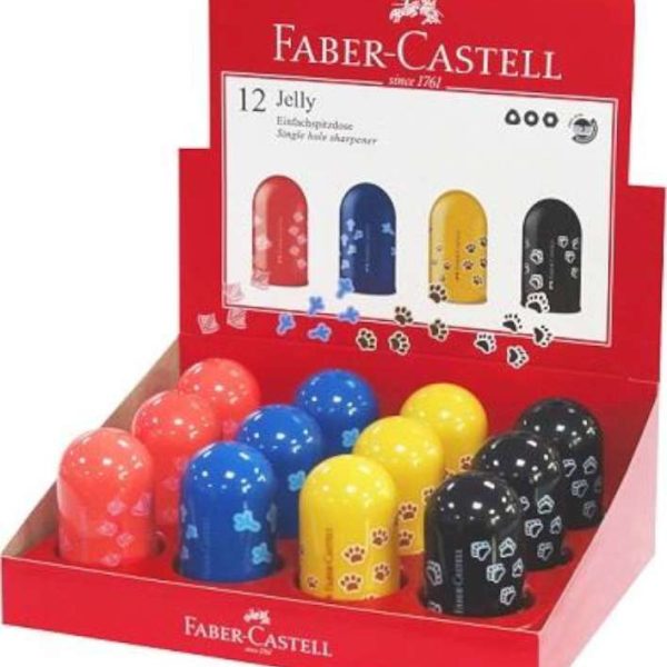 Ξύστρα Faber Castell Μπλε Πατουσάκια - GOMA1011